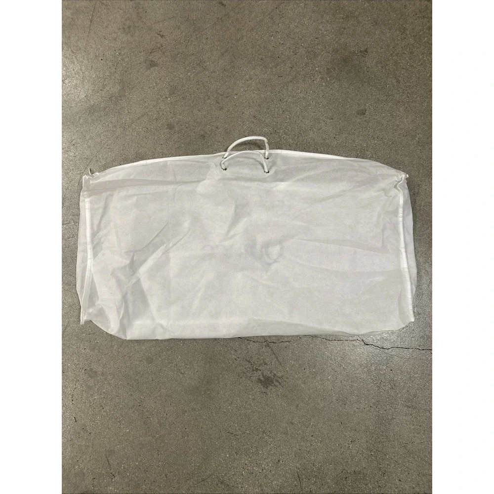 Quince Garment Bag32x16x3Reusable Travel Clothing Storage Cover Plastic Zip/Lock